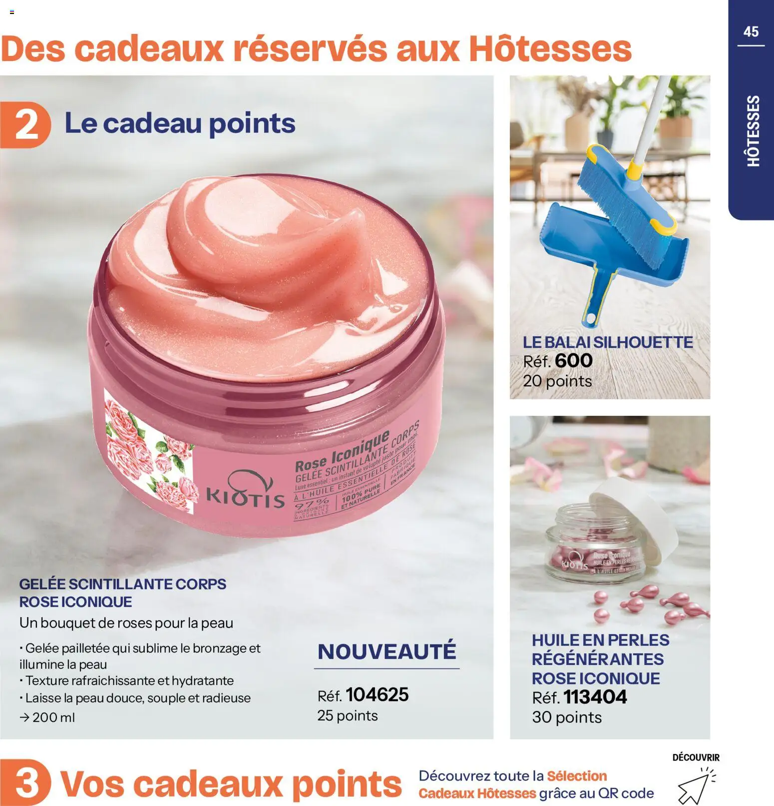 {H1} | Page: 45 | Produits: Bouquet de roses, Balai, Huile, Gelée