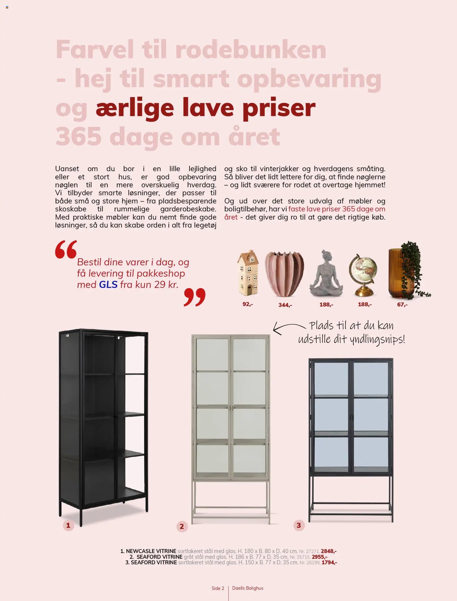 Daells Bolighus tilbudsavis – gyldig fra 11/02/2026 | Side: 2 | Produkter: Vitrine, Sko