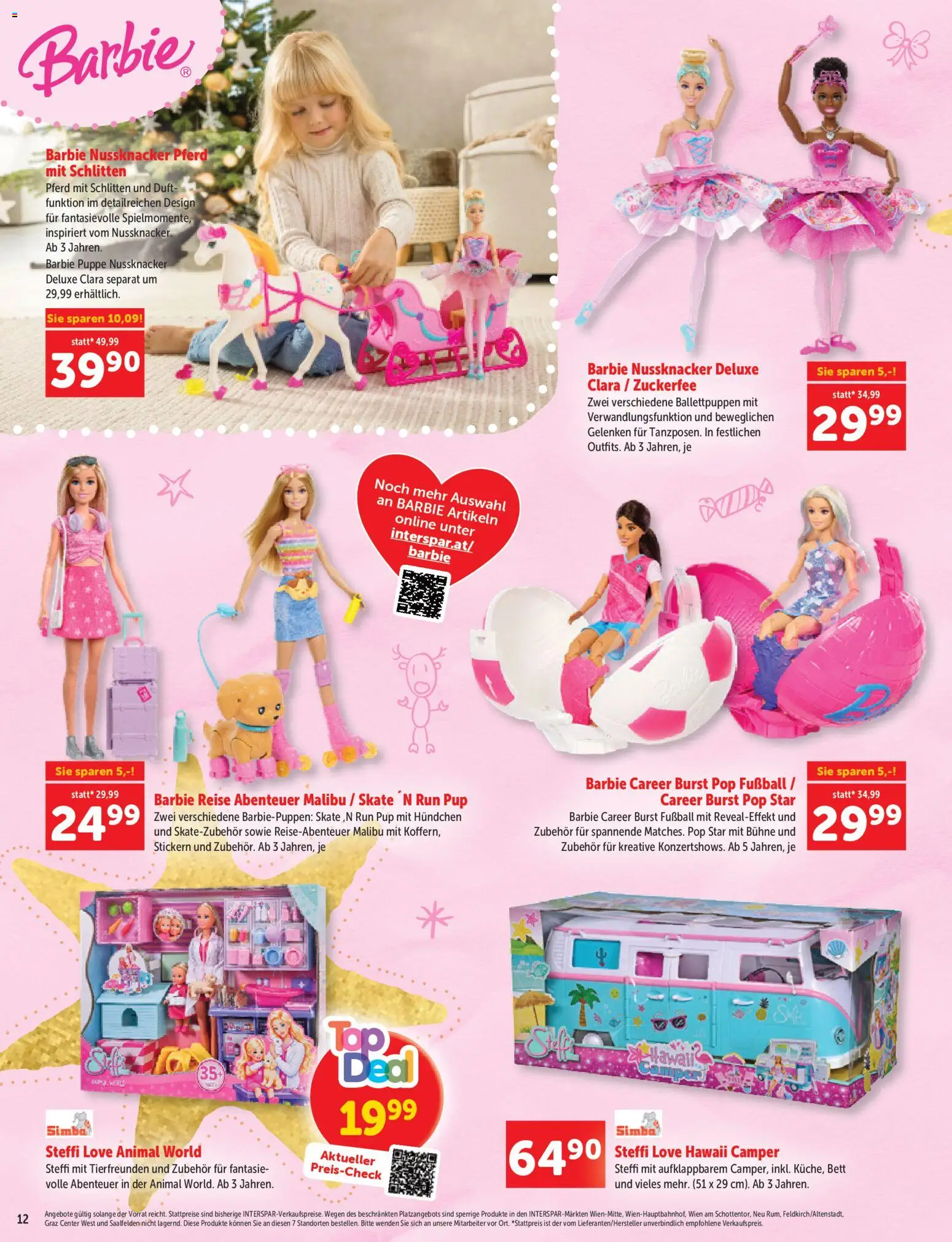 Interspar Sonderfolder Kindergeschenke gültig ab 27.10.2026 | Seite: 12 | Produkte: Bett, Duft