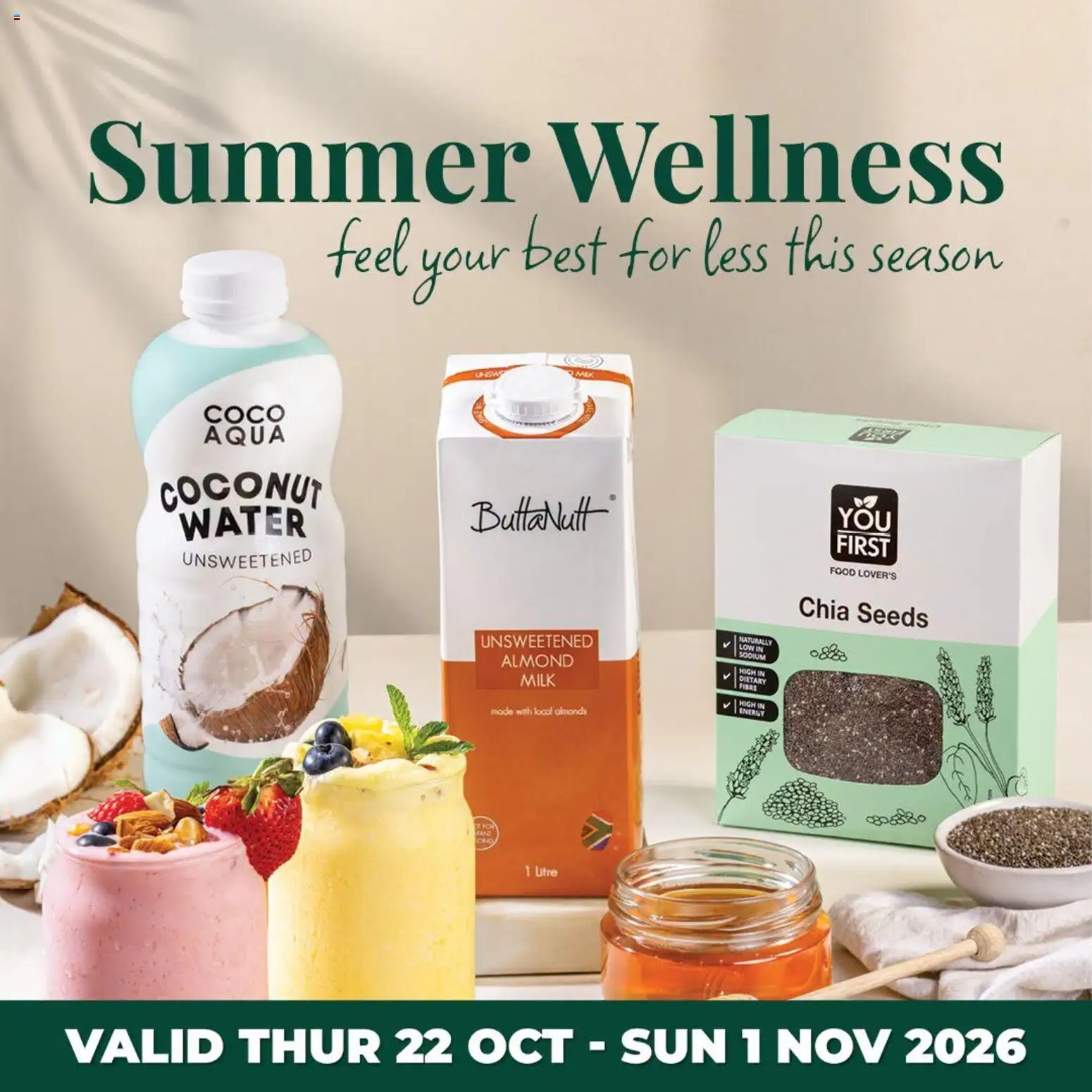 New Food Lover's Market catalogue – valid from 22/10/2026 | Page: 16 | Products: Milk, Water