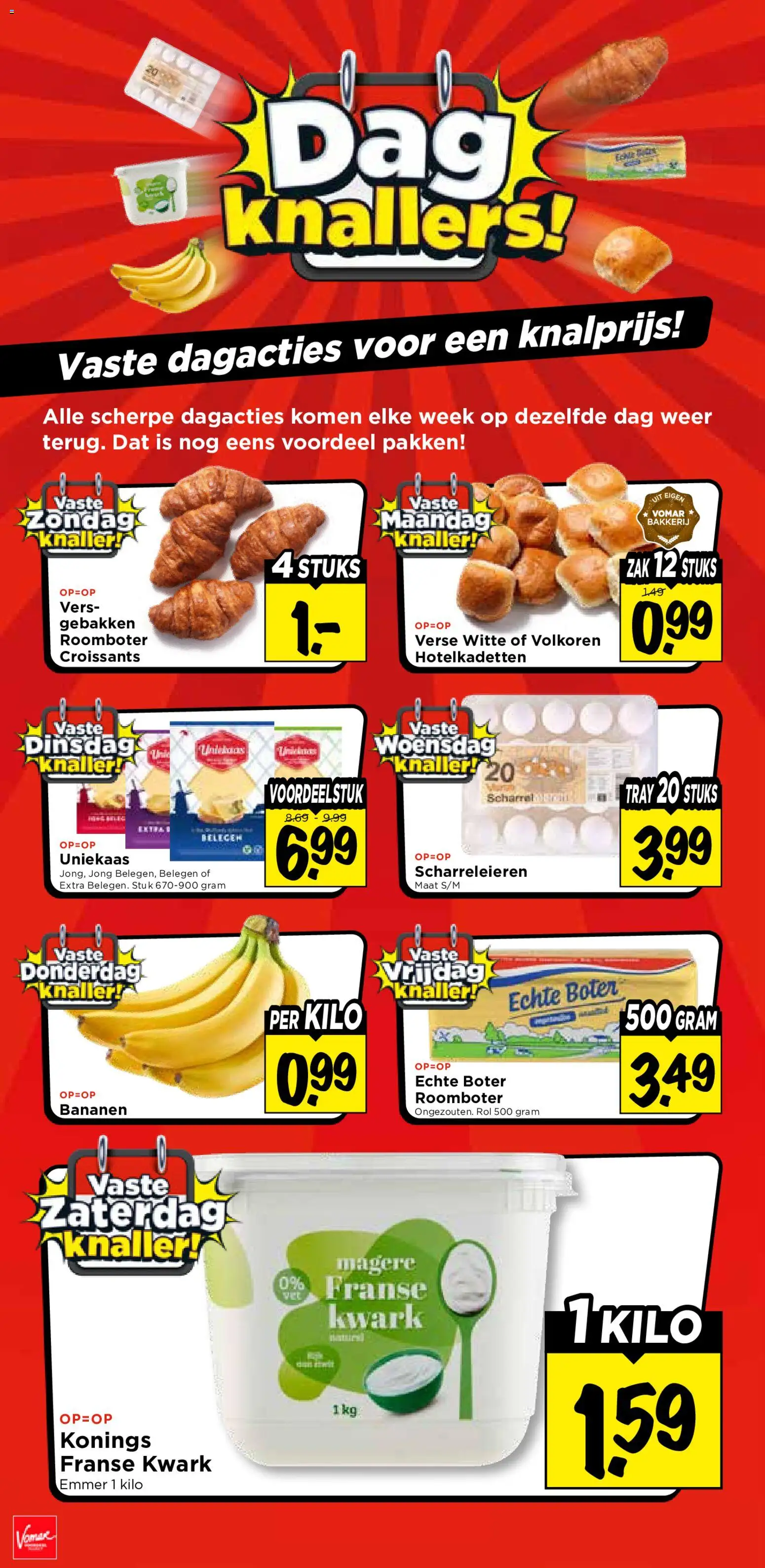 {H1} | Pagina: 23 | Producten: Boter, Bananen, Kwark, Bakkerij