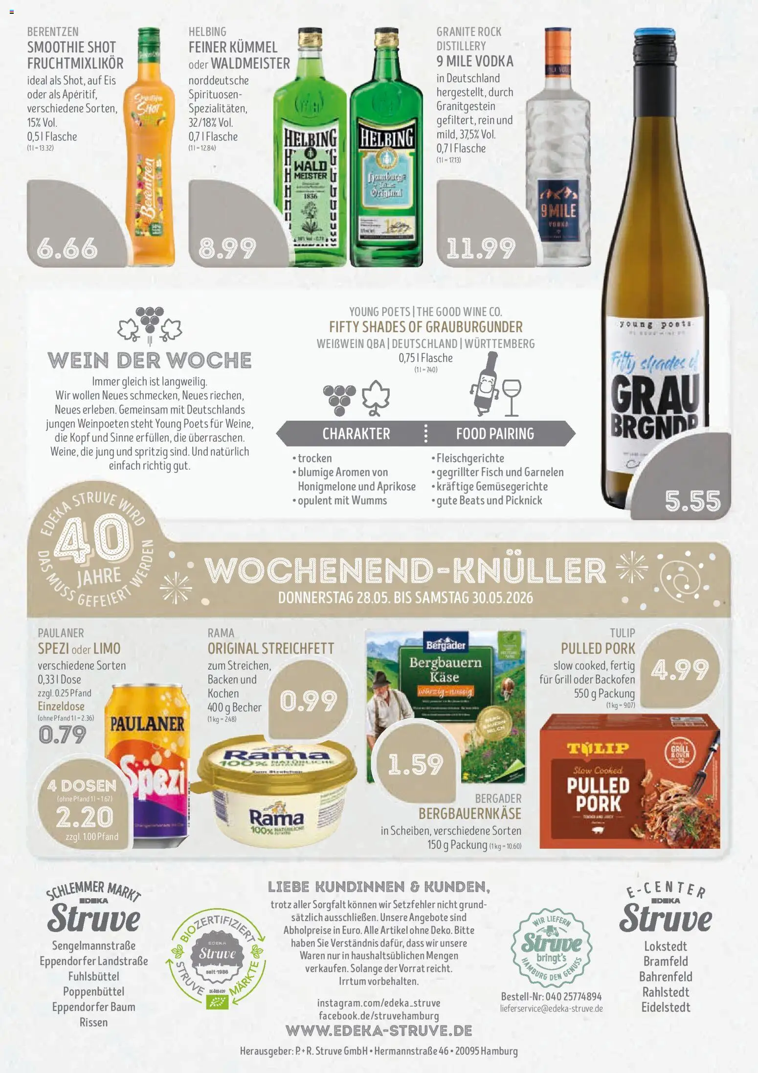 Edeka Struve Prospekt 	 – gültig ab 26.05.2026 | Seite: 18 | Produkte: Grill, Käse, Backofen, Eis