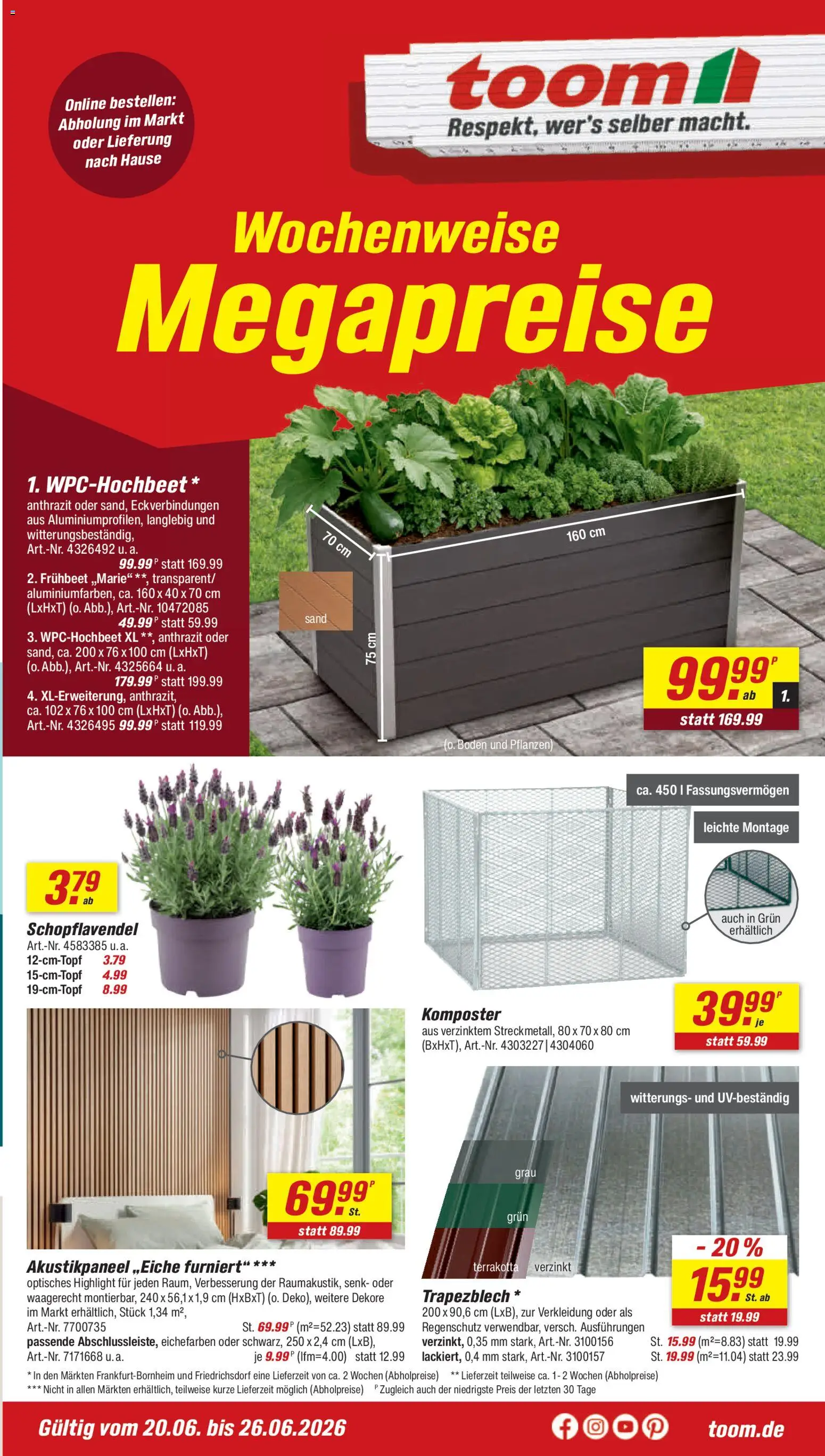 Toom Baumarkt Prospekt – gültig ab 20.06.2026 | Seite: 3
