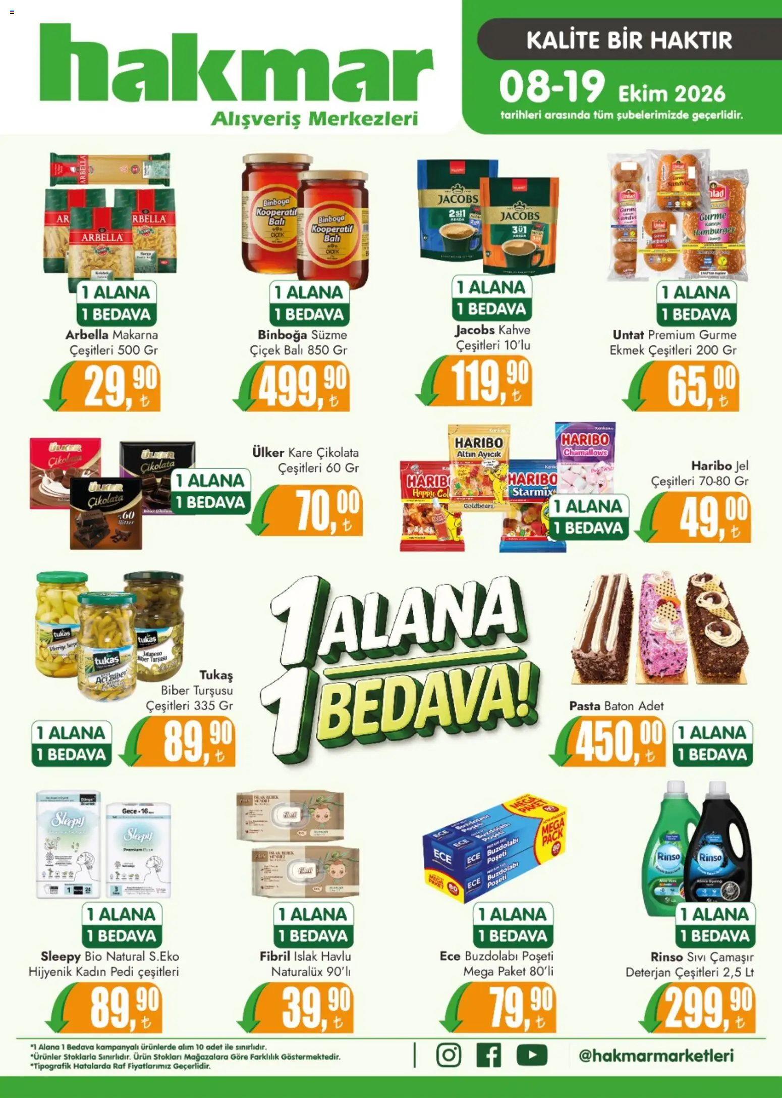 Hakmar Katalog - 08 Ekim 2026 tarihinden itibaren geçerlidir | Sayfa: 1