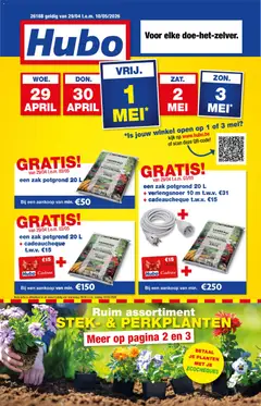 Hubo folder - Voorbeeld van een folder van Hubo, geldig van 29.04.2026