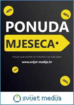 Svijet medija Katalog - Pregled kataloga iz trgovine Svijet medija, vrijedi od 04.08.2026