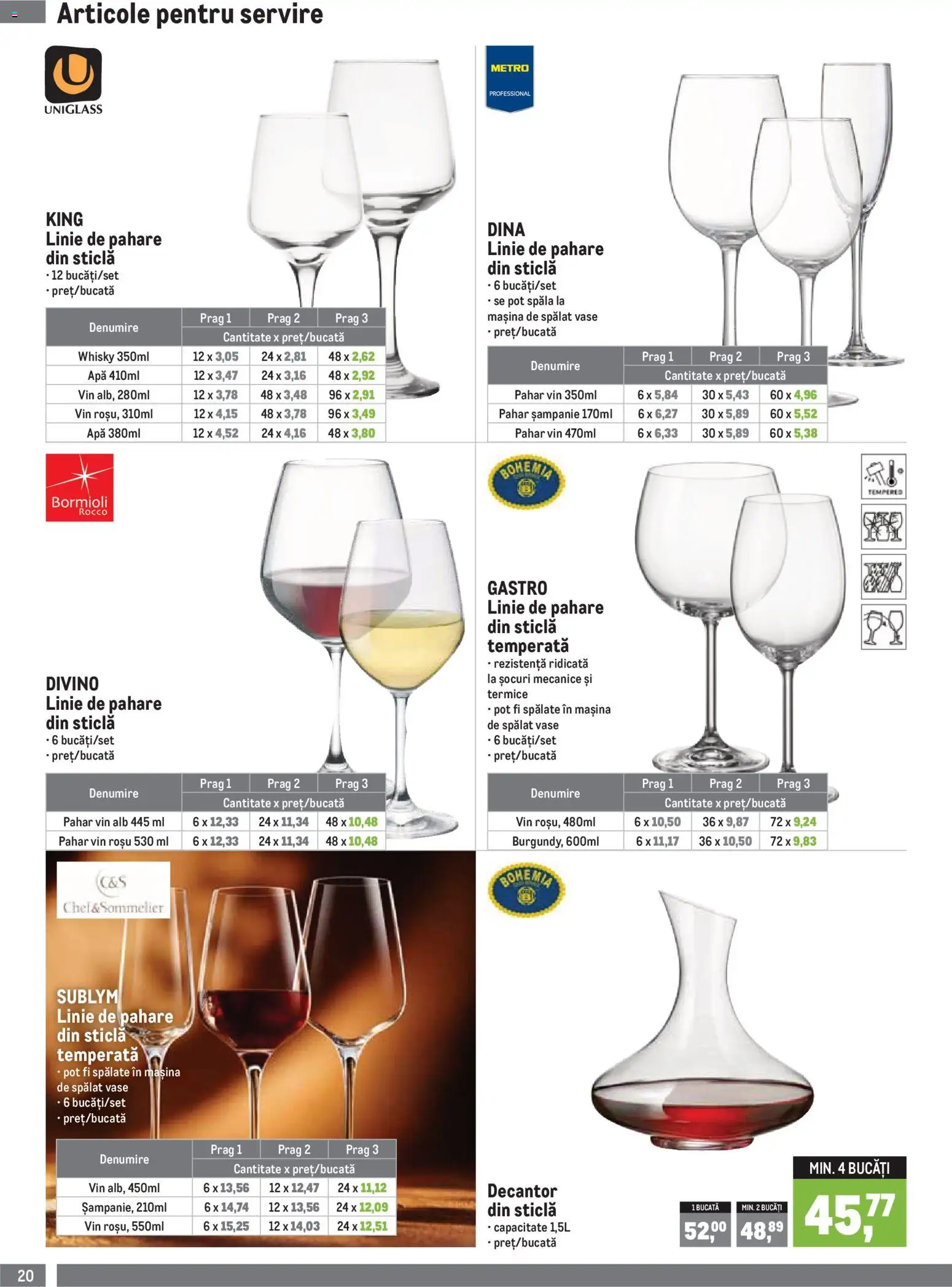 Noul catalog Metro – valabil de la 01.10.2026 | Pagină: 20 | Produse: Vin rosu, Gastro, Mașină De Spălat Vase, Vin alb