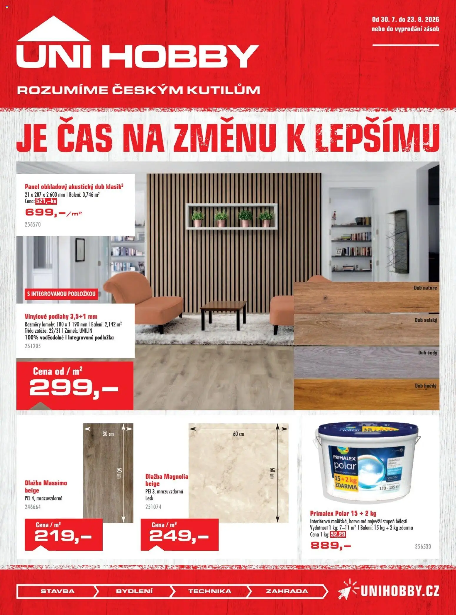 Uni Hobby leták od 30.07.2026 | Strana: 1