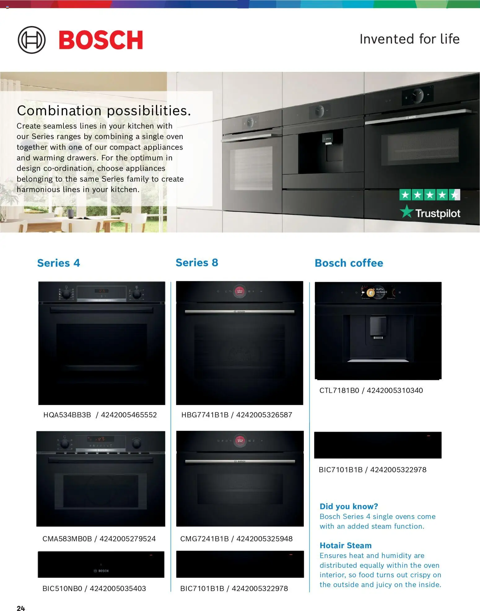 {H1} | Page: 24 | Products: Kitchen, Coffee, The oven, Oven