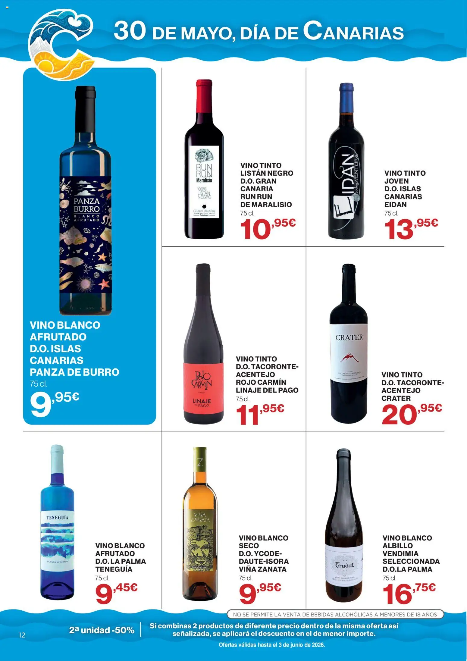 Supercor Canarias │ válido desde el 21.05.2026 | Página: 12 | Productos: Vino