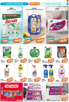 08.05.2026 tarihinden itibaren geçerli olan Çağrı Market kataloğu önizlemesi | Sayfa: 13 | Ürünler: Krem, Sabun, Bulaşık deterjanı, Lavabo açıcı