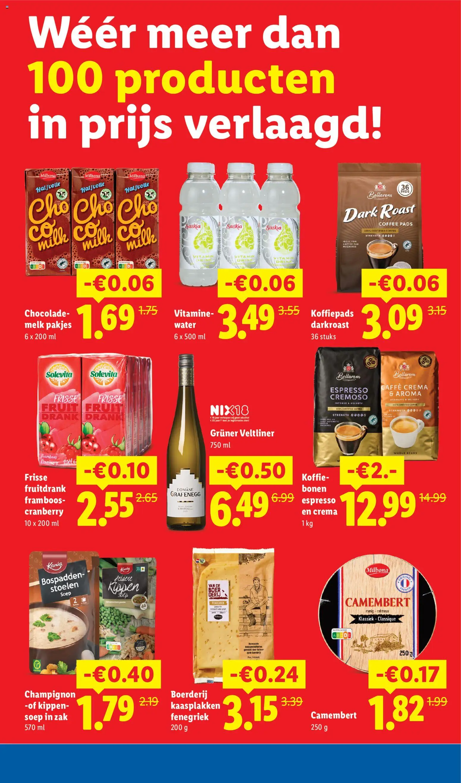 {H1} | Pagina: 47 | Producten: Melk, Koffie, Koffiepads, Koffiebonen