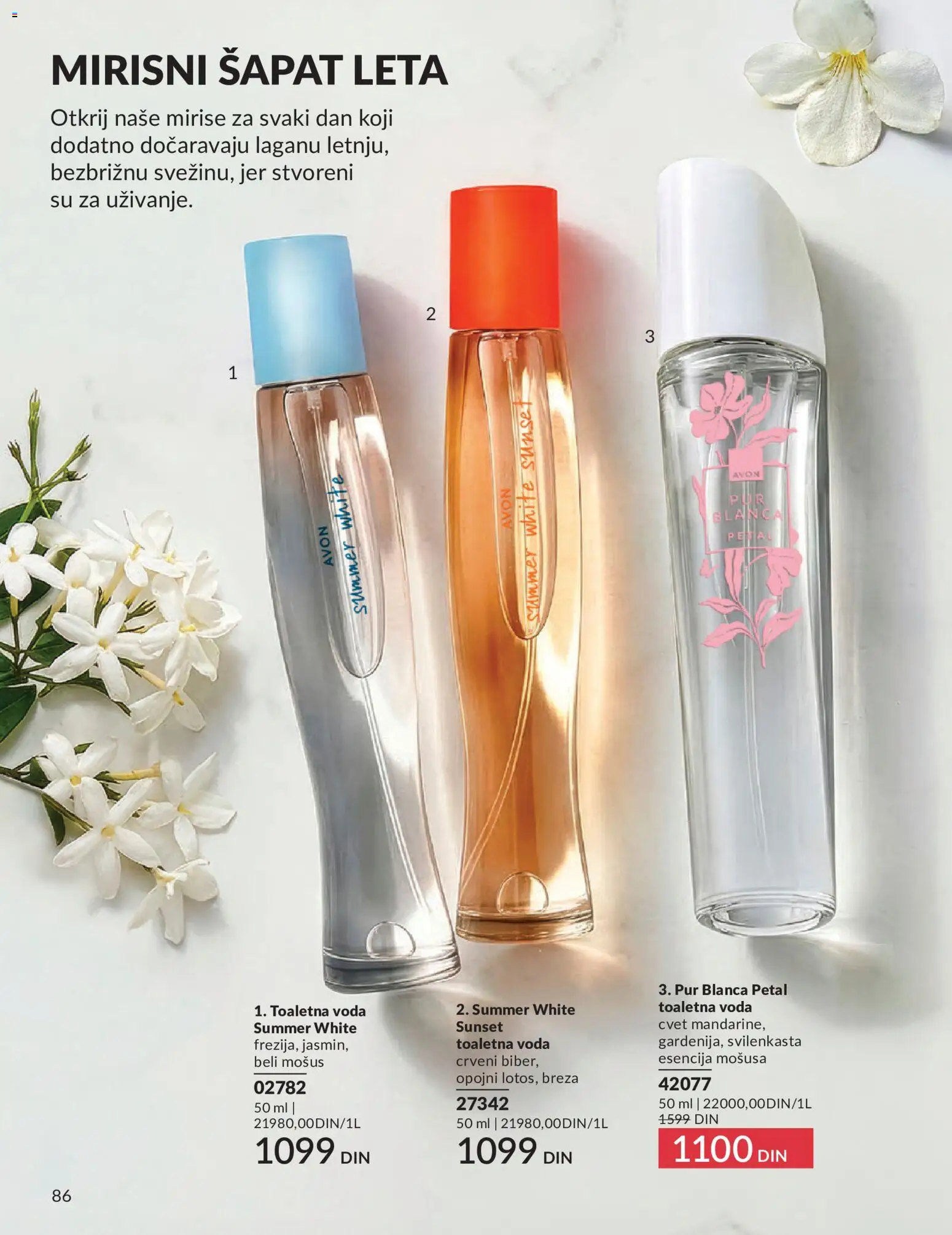 AVON katalog - važi od 01.08.2026 | Strana: 86 | Proizvode: Toaletna voda, Voda