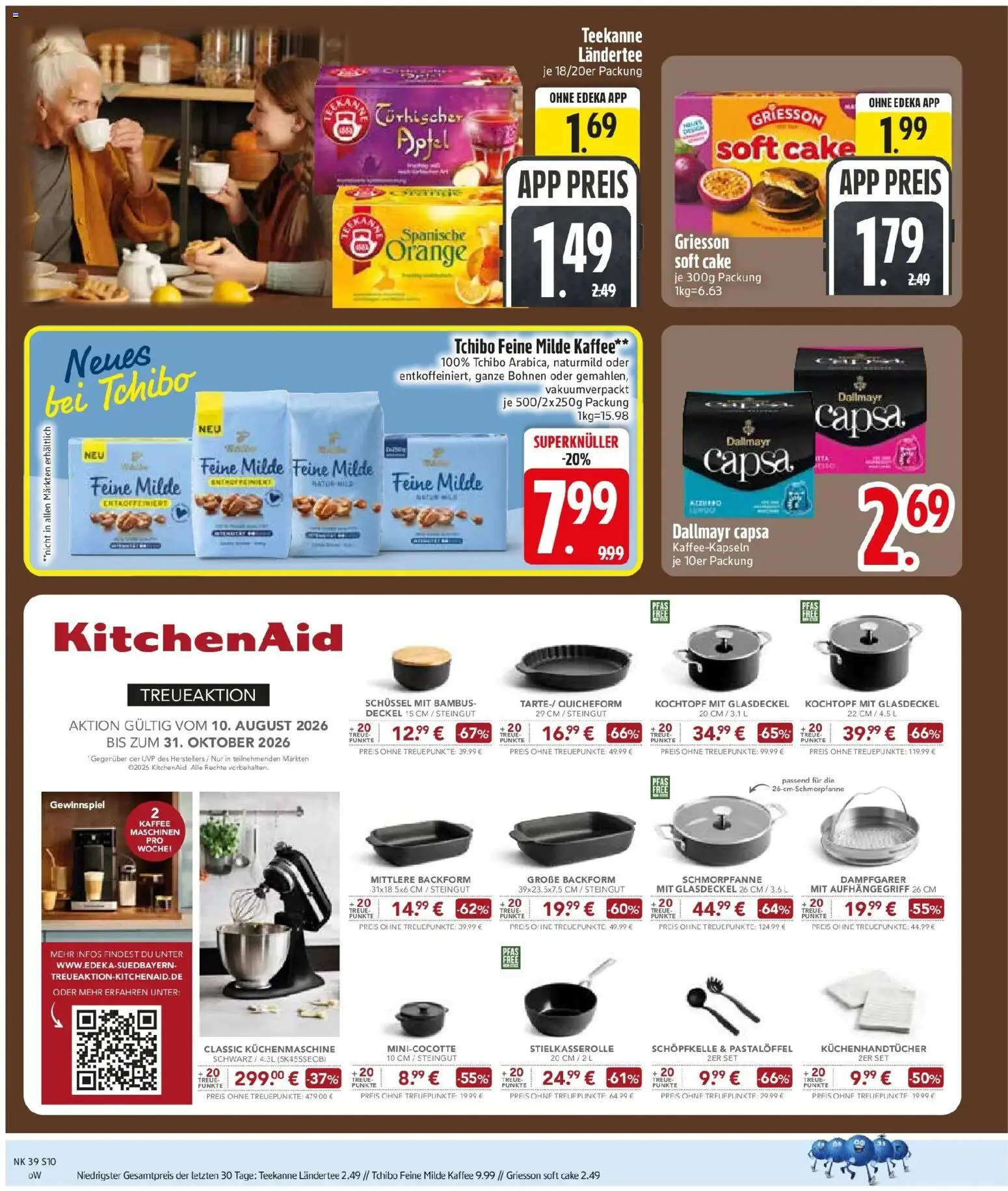 Edeka Prospekt Haar (ab 21.09.2026) » Angebote Online | Seite: 12 | Produkte: Kaffee, Dallmayr, Teekanne, Dallmayr capsa