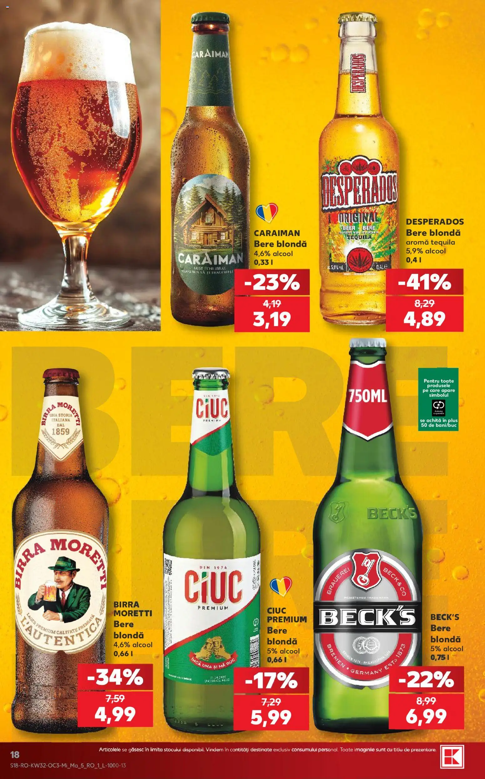 Noul catalog Kaufland – valabil de la 05.08.2026 | Pagină: 18 | Produse: Eğitim çantaları, Bere