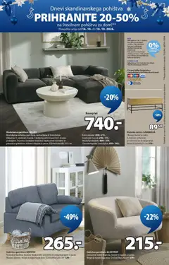 JYSK katalog akcije – veljaven od 14.10.2026 | Stran: 5 | Izdelki: Mizica, Trosed, Dvosed, Furnir