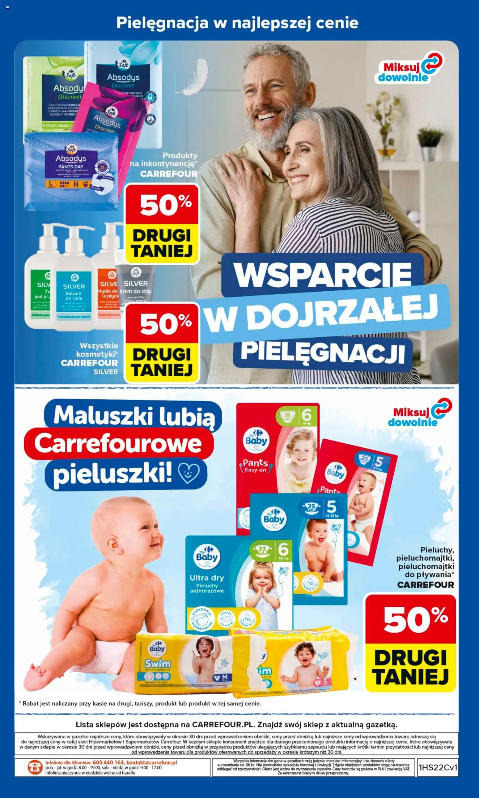 Carrefour gazetka - Wybierz Jakość W Najlepszej Cenie od 25.05.2026 | Strona: 24 | Produkty: Pieluchomajtki, Mydło, Krem, Krem do stóp