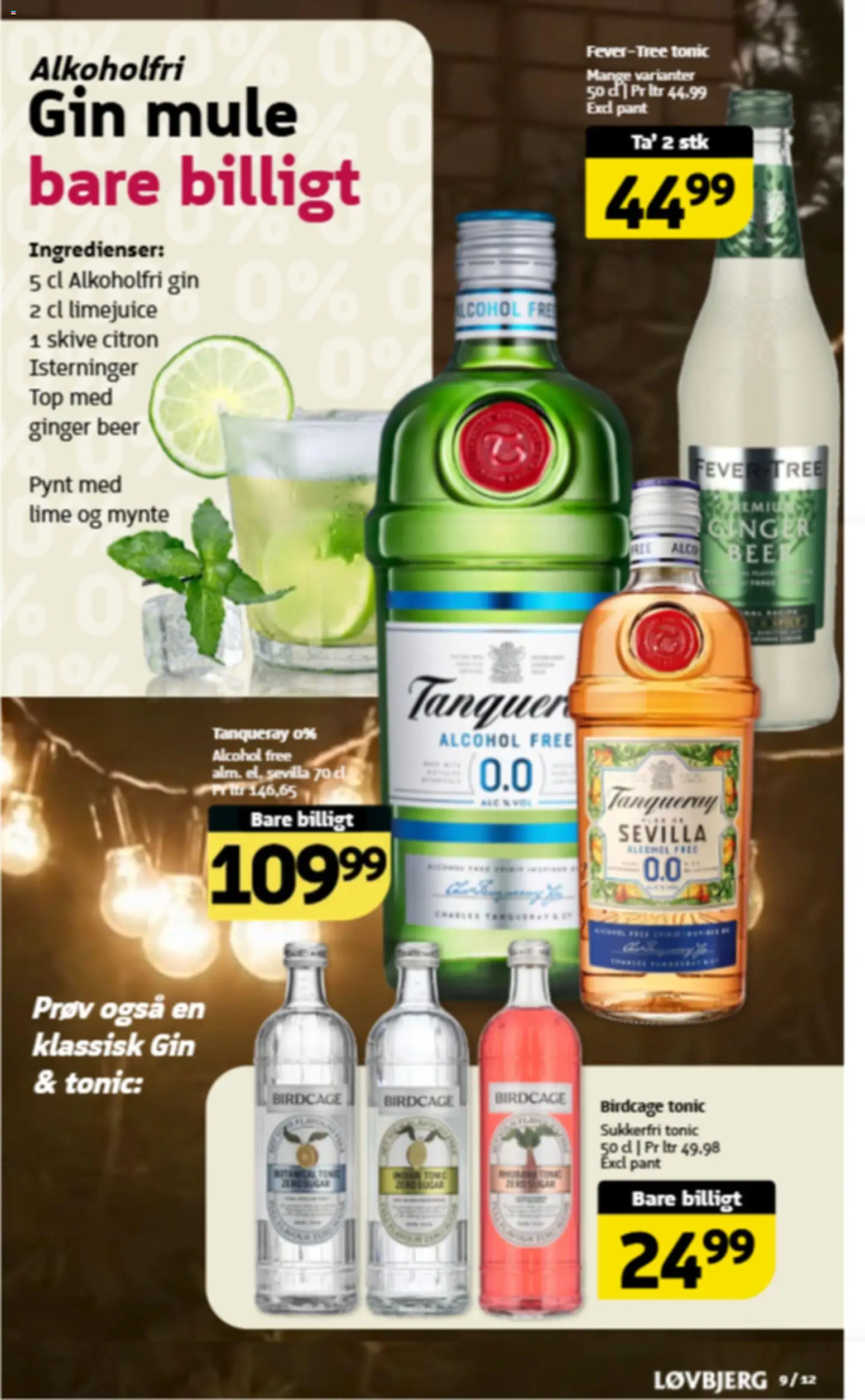 Løvbjerg tilbudsavis – gyldig fra 22.05.2026 | Side: 9 | Produkter: Gin, Lime, Mynte