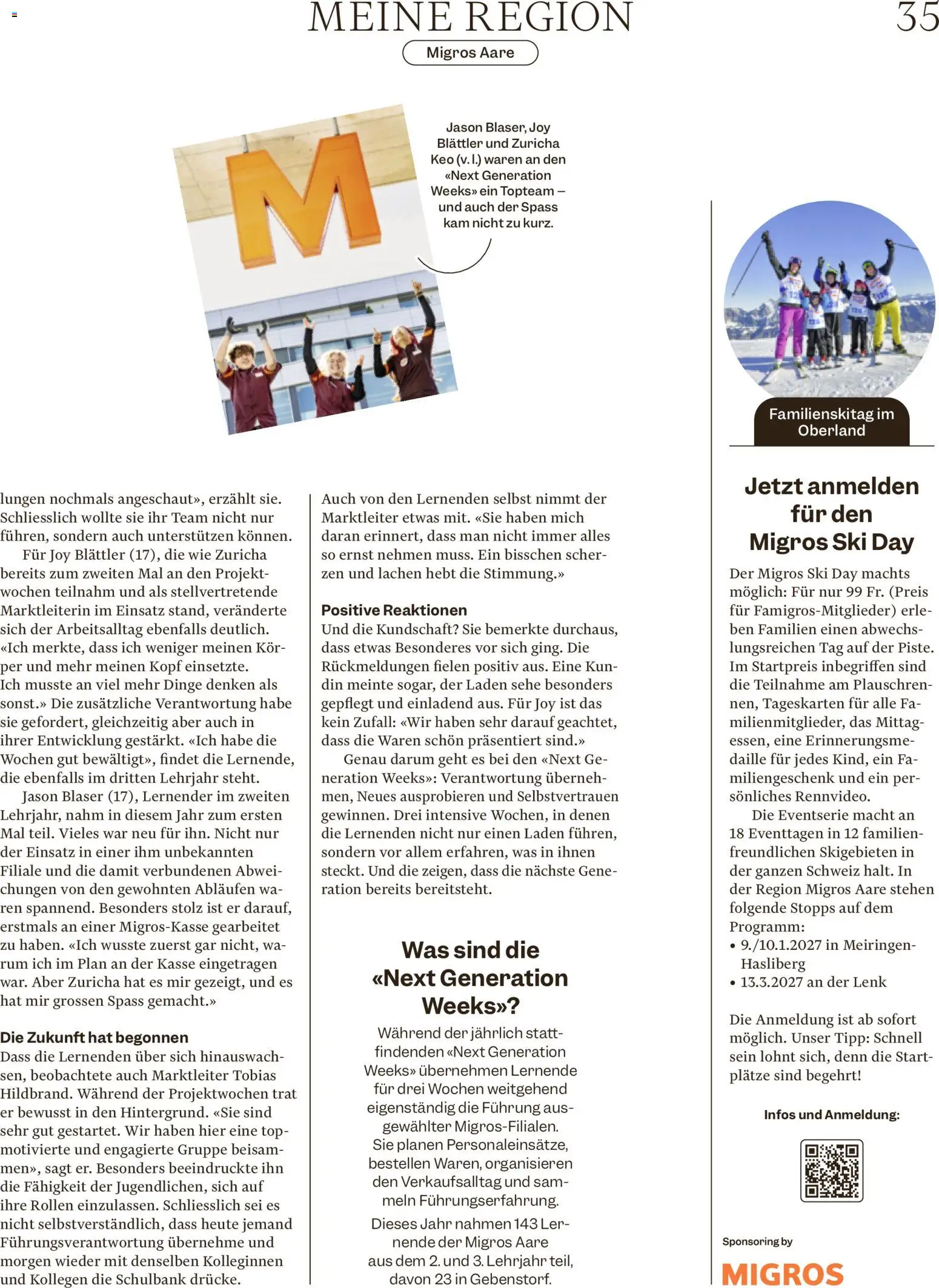 Migros aktionen Magazine – gültig ab 21.10.2026 | Seite: 35