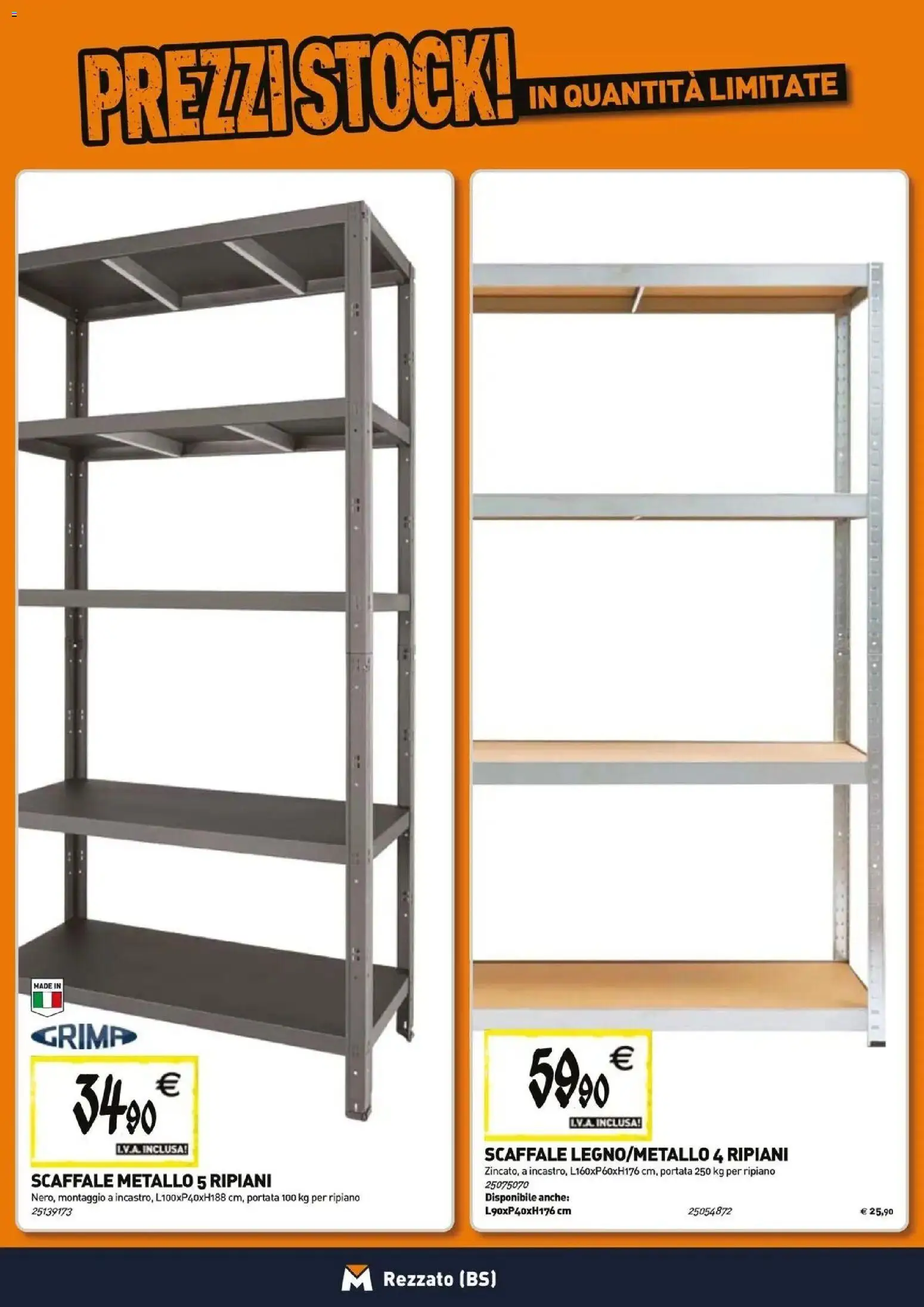 Nuovo TECNOMAT catalogo Rezzato dal 29/10/2026 > offerte anteprima 🛍️ | Pagina: 17 | Prodotti: Ripiano, Scaffale
