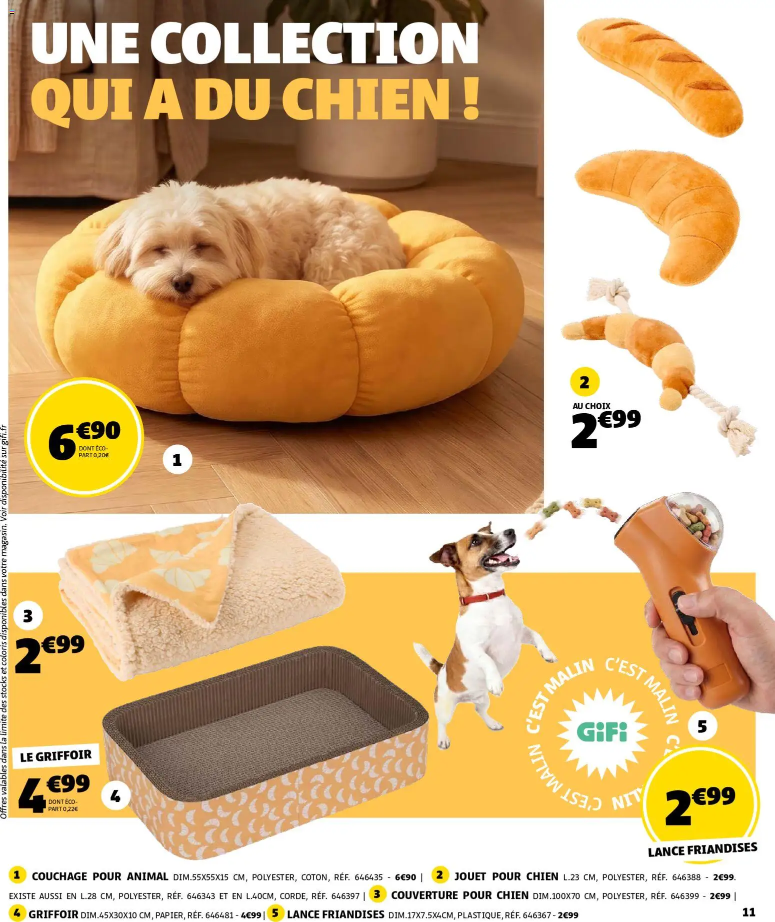 {H1} | Page: 11 | Produits: Jouet pour chien, Couverture