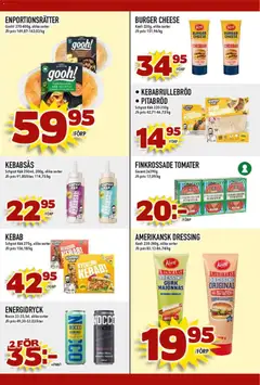 Matdax erbjudanden - Förhandsvisning av reklamblad från butik Matdax aktuell från 25.05.2026 | Sida: 20 | Produkter: Cheddar, Majonnäs, Energidryck, Tomater