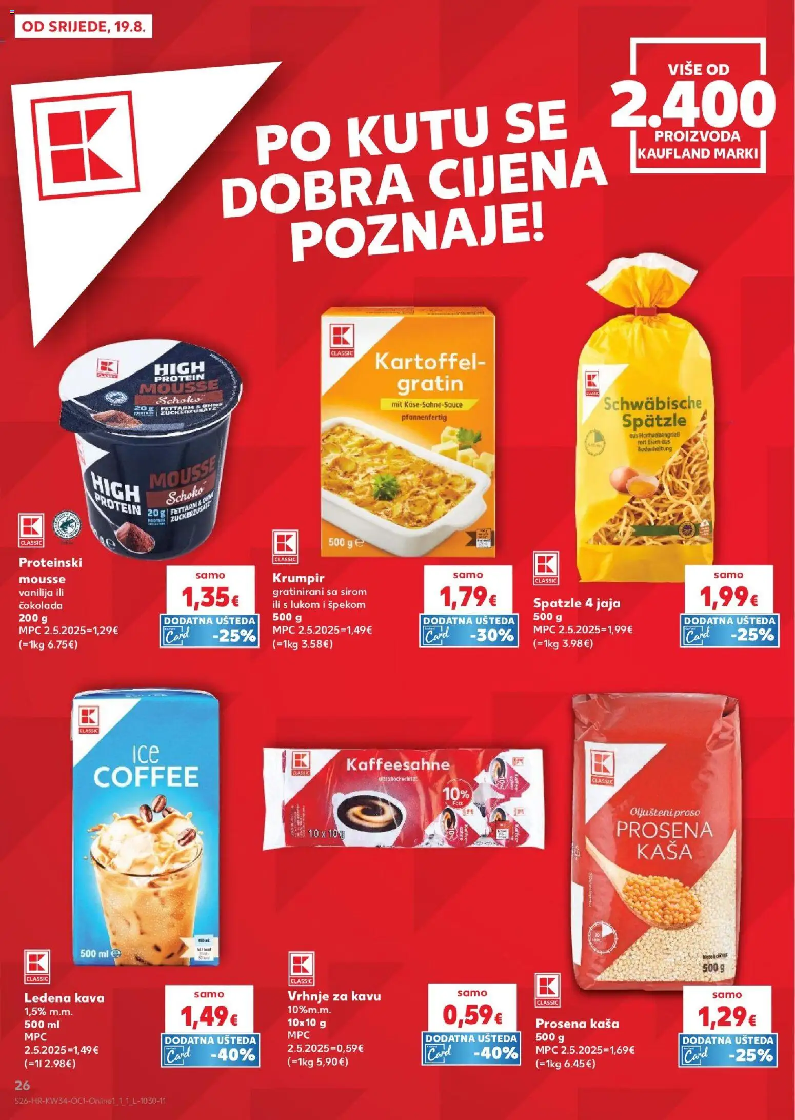 Kaufland katalog | vrijedi od 19.08.2026 | Stranica: 26