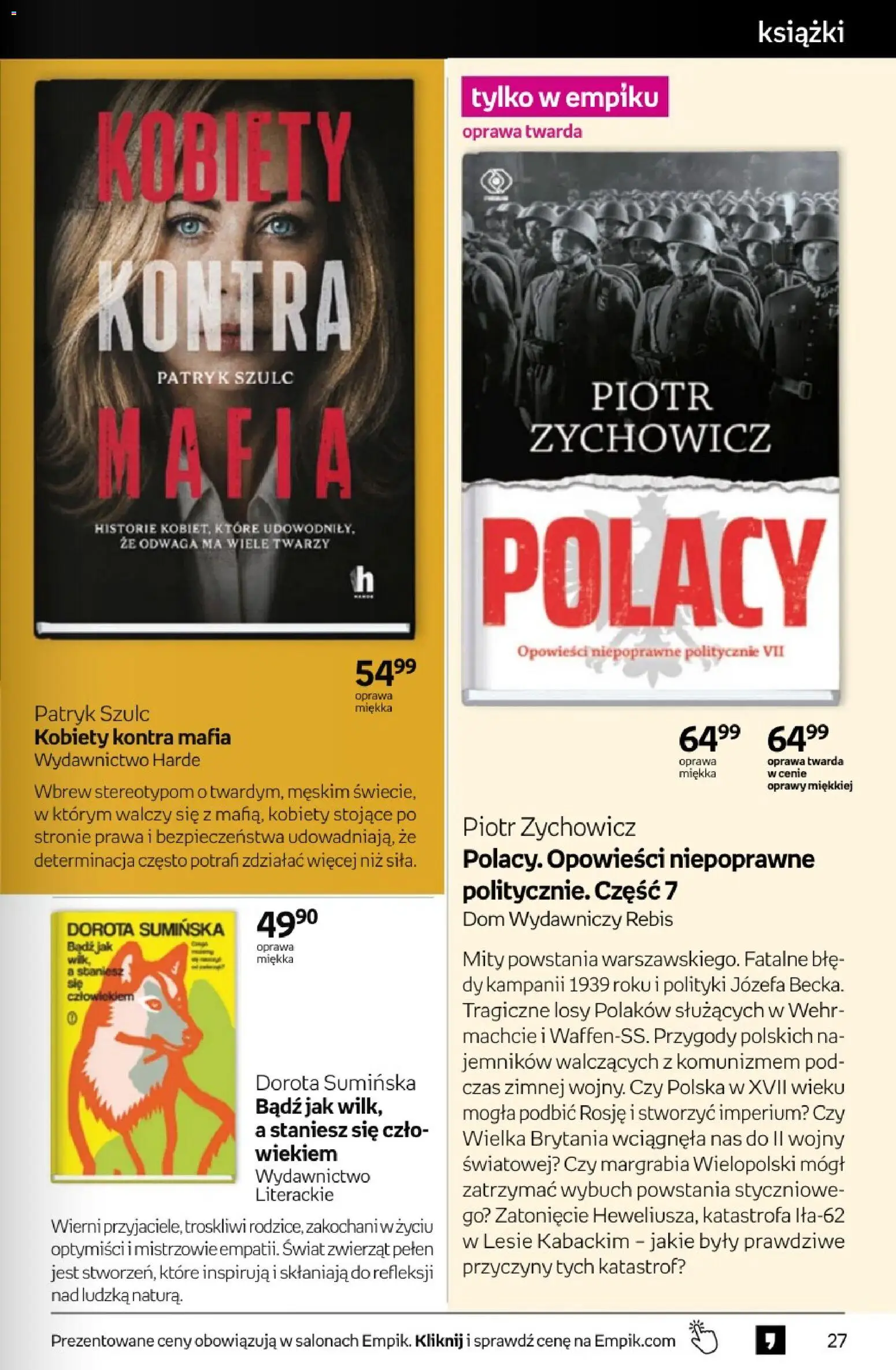 Empik promocje - Tom kultury Książki od 15.07.2026 | Strona: 27 | Produkty: Książki
