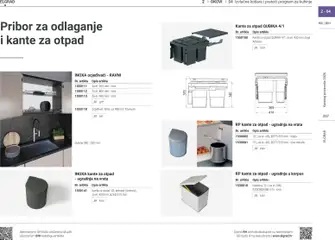 Elgrad Izvlačne košare i prateći program za kuhanje - Pregled kataloga iz trgovine Elgrad, vrijedi od 01.10.2026 | Stranica: 16 | Proizvodi: Vrata, Košare