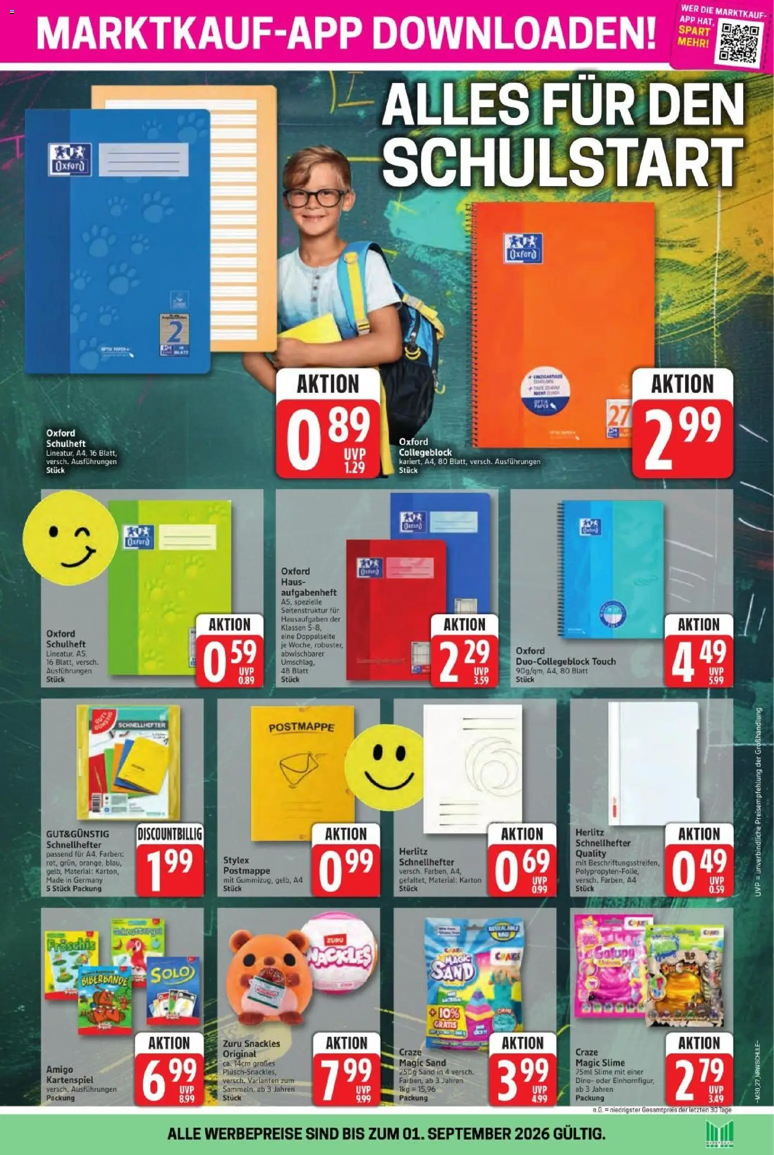Marktkauf  Schulstart 2026 – gültig ab 09.07.2026 | Seite: 4