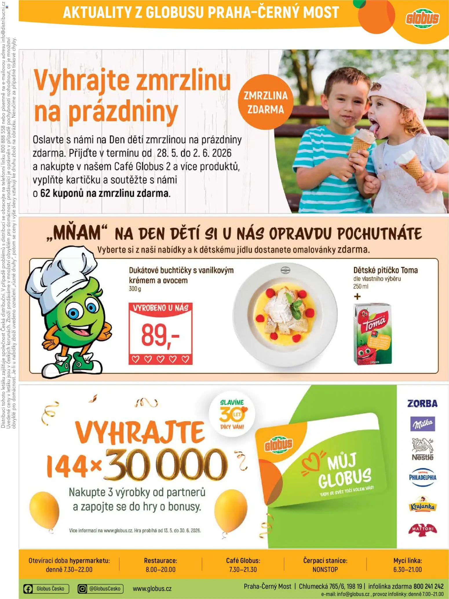 Globus leták - Praha Černý Most od 27.05.2026 | Strana: 41 | Produkty: Globus, Milka, Zmrzlina, Hra
