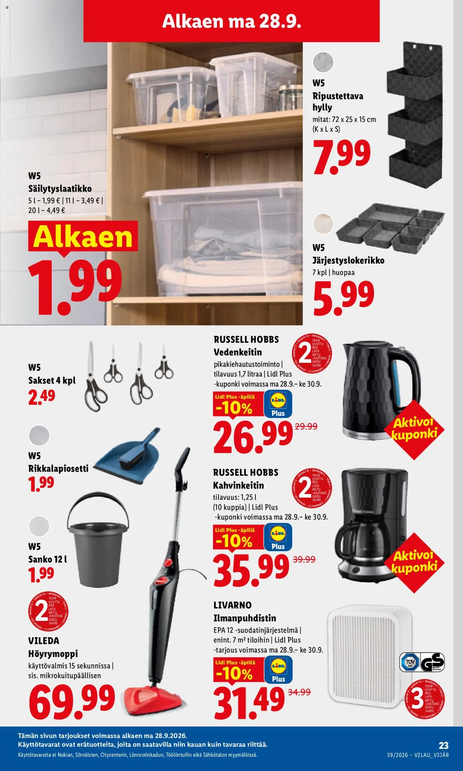 Lidl tarjoukset - Kauhajoki – voimassa 28/09/2026 alkaen | Sivu: 13