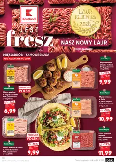 Pogląd oferty "Mięso mielone z nogi z kurczaka 400 g opakowanie, Mięso mielone z nogi z kurczaka" - ważna od 02.07.2026 | Strona: 32 | Produkty: Piersi, Mięso, Mięso mielone wołowe, Mięso mielone