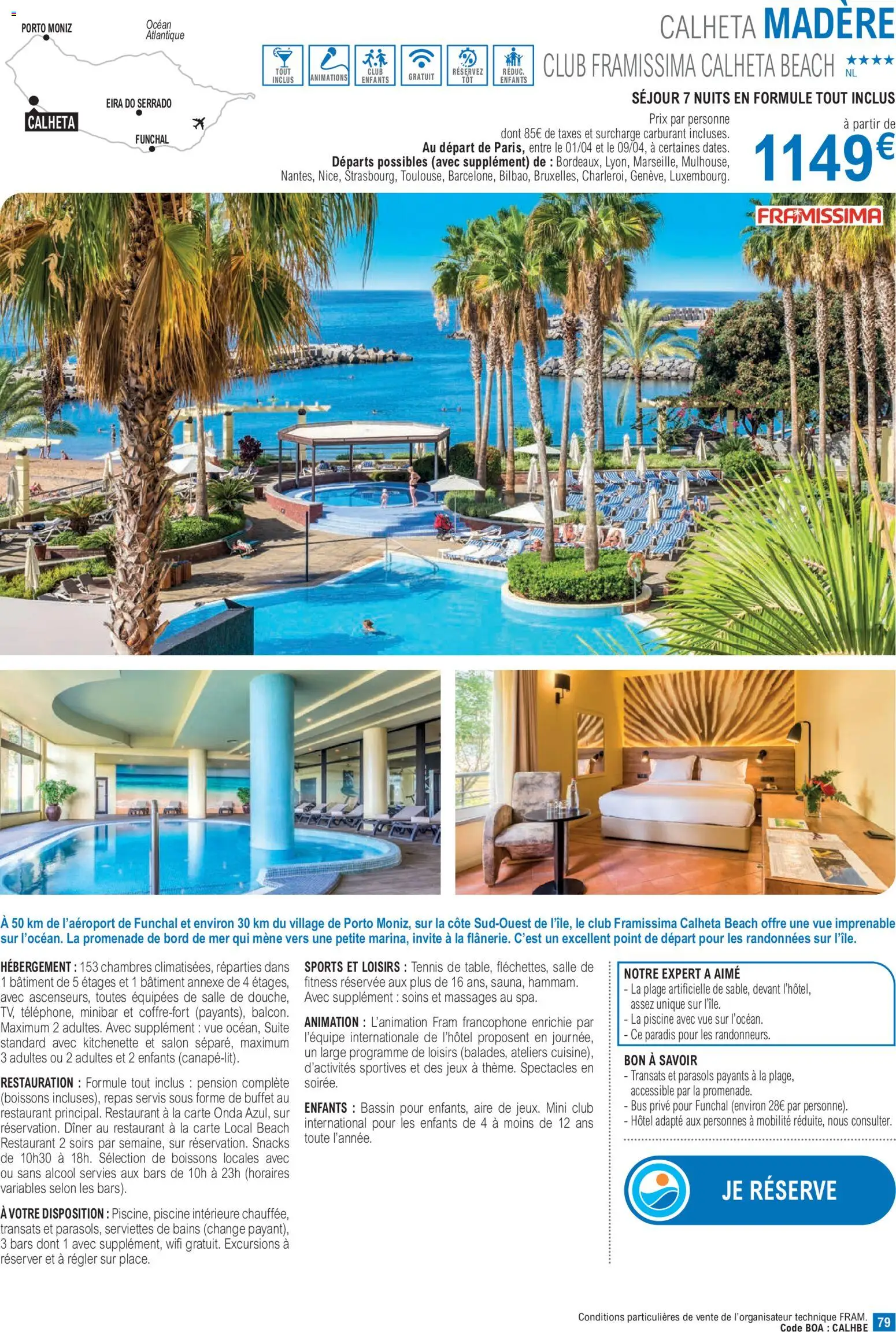 {H1} | Page: 79 | Produits: Boissons, Buffet, Piscine, Jeux