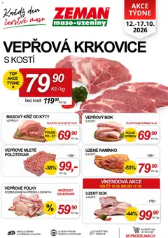 Náhled letáku Prodejny Zeman leták od 12.10.2026