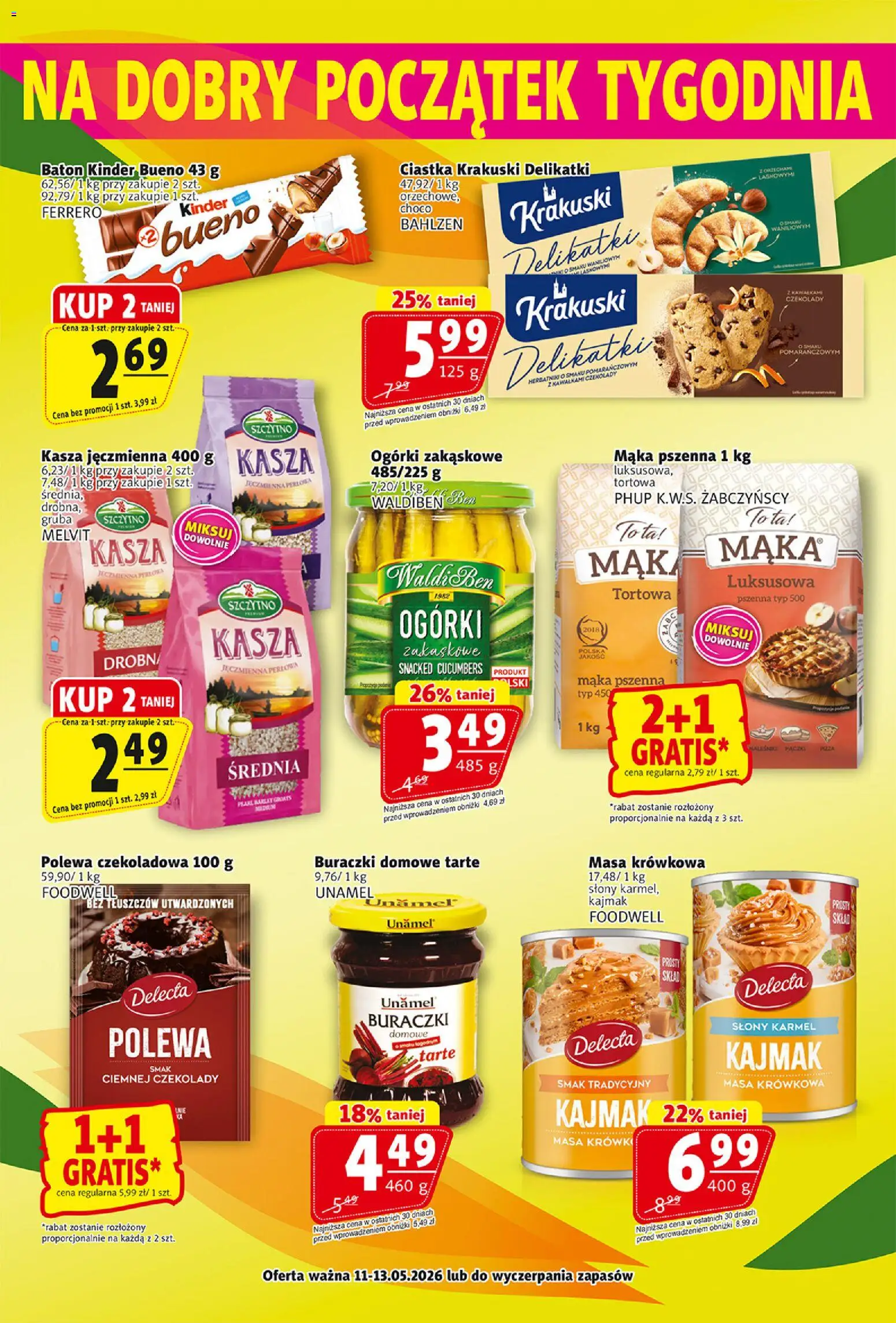 Prim Market gazetka od 07.05.2026 | Strona: 20 | Produkty: Czekolady, Kasza, Polewa czekoladowa, Ciastka