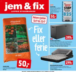 Forhåndsvisning av Jem & Fix kundeavis gyldig fra 12/07/2026