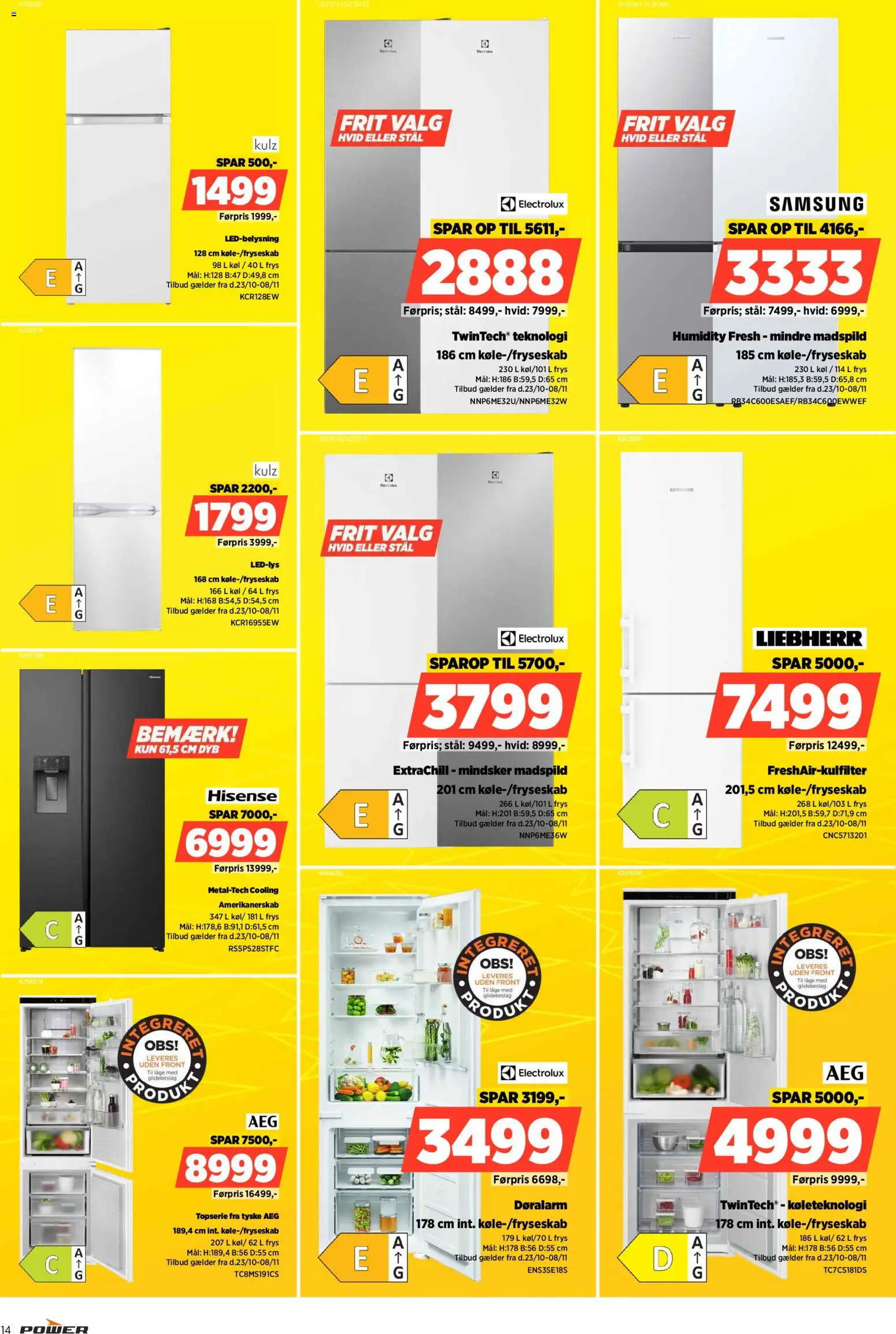 Power tilbudsavis – gyldig fra 23/10/2026 | Side: 14 | Produkter: Æg