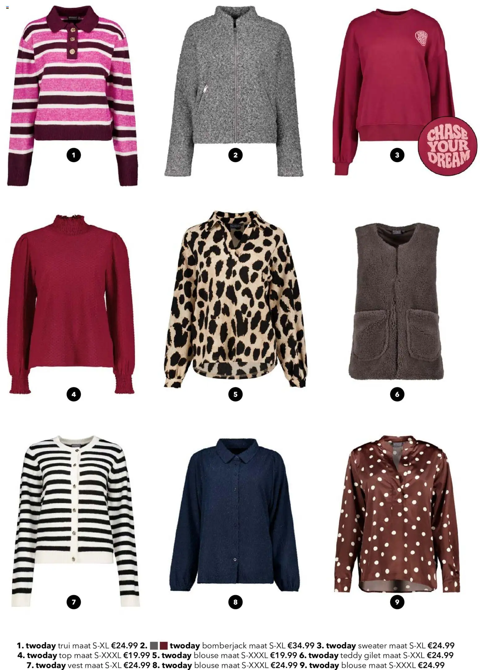 {H1} | Pagina: 9 | Producten: Blouse, Vest, Sweater, Trui