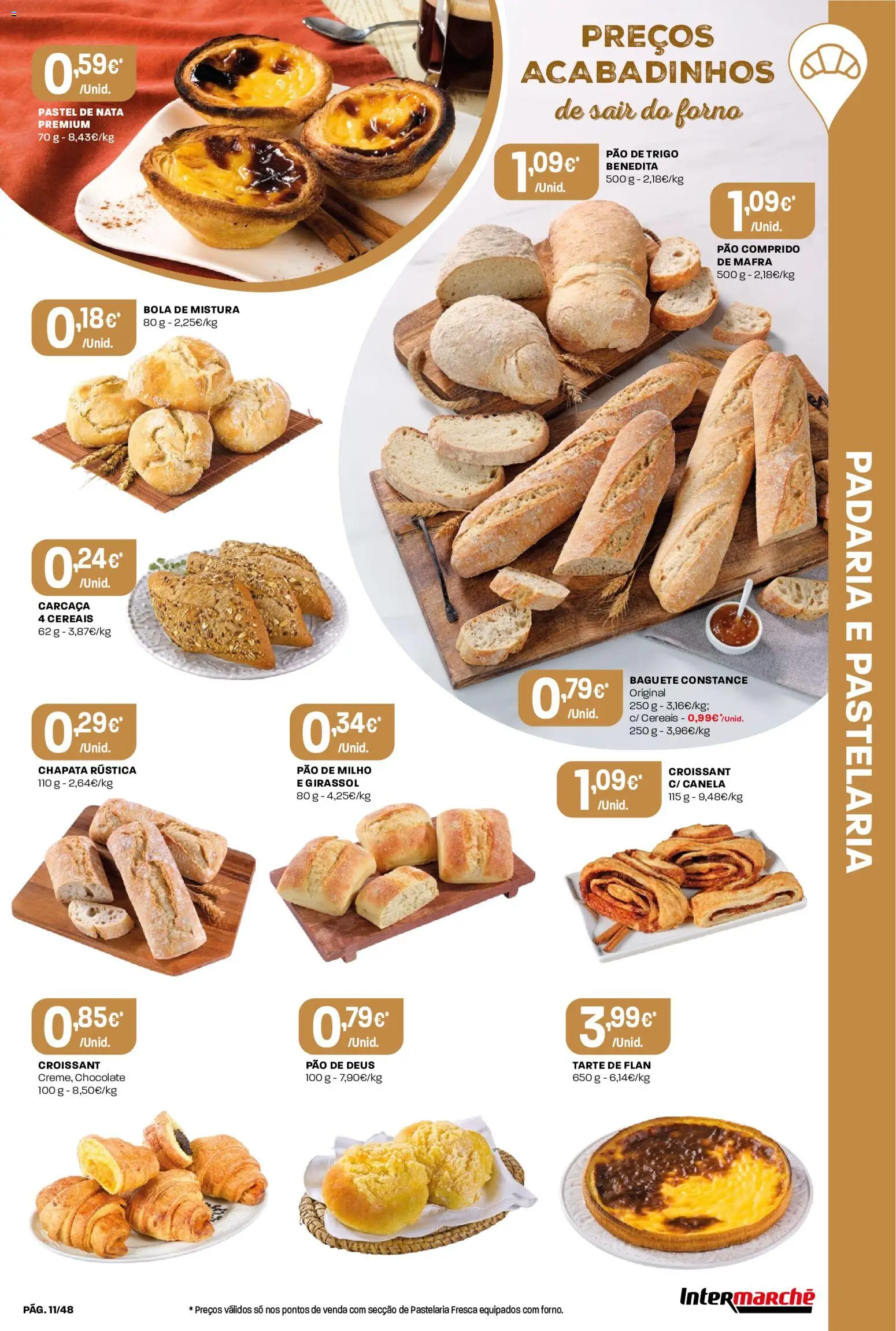 Intermarché folheto │ válido de 07.05.2026 | Página: 11 | Produtos: Forno, Canela, Tarte, Nata