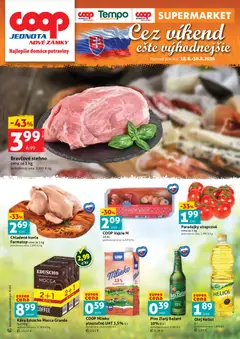 COOP Jednota leták platný od 28.08.2026