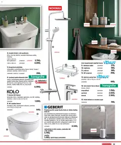 Náhled letáku Katalog Sanita od 29.09.2026 | Strana: 53 | Produkty: Sprcha, Košík, Wc, Zrcadlo