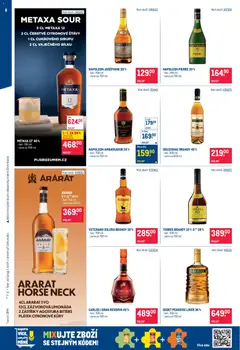Náhled letáku Makro leták - Bar od 07.10.2026 | Strana: 8 | Produkty: Limonáda, Brandy, Likér, Metaxa