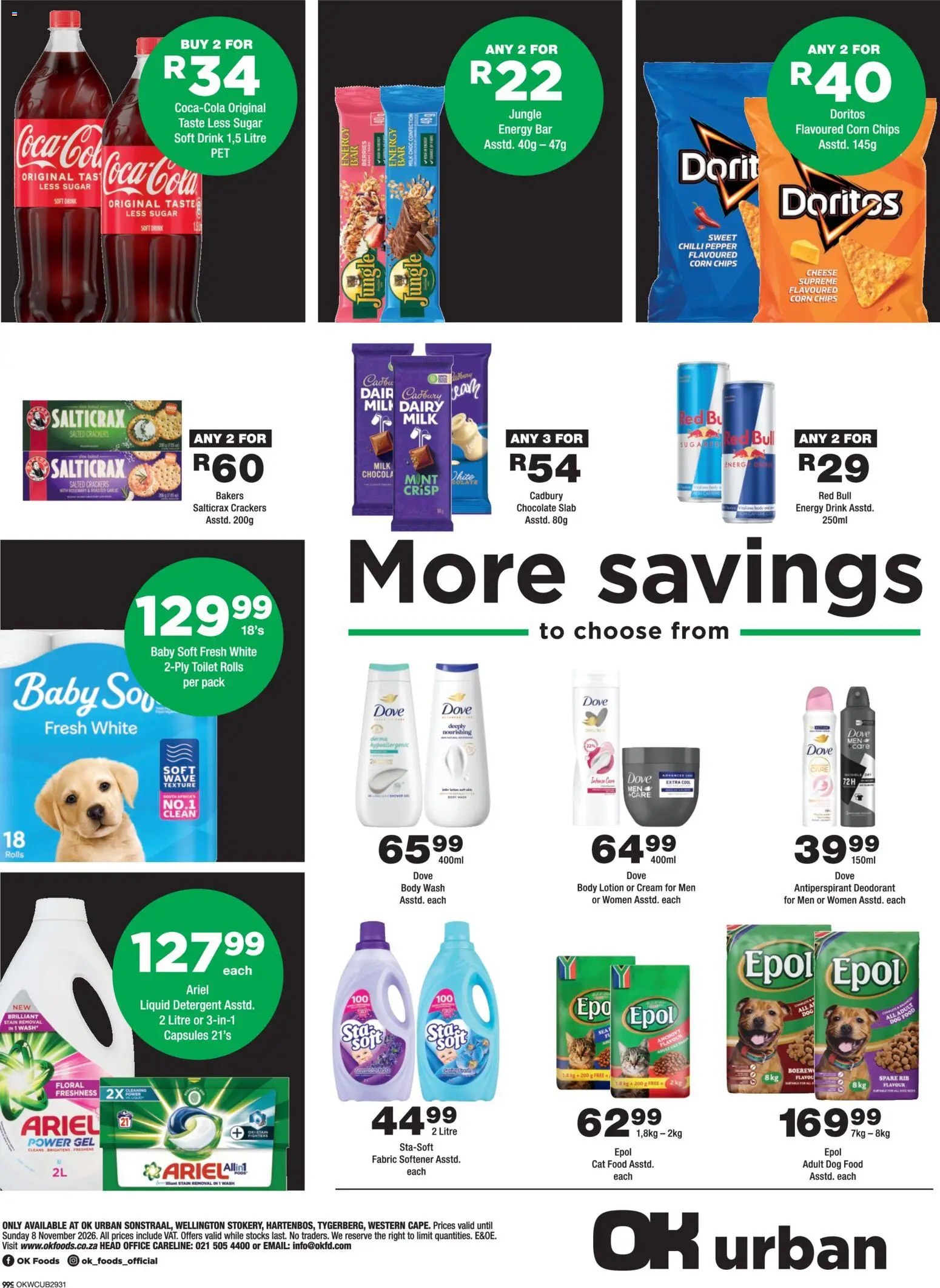 New OK Foods catalogue – valid from 23/10/2026 | Page: 4 | Products: Energy drink, Deodorant, Detergent, Pepper