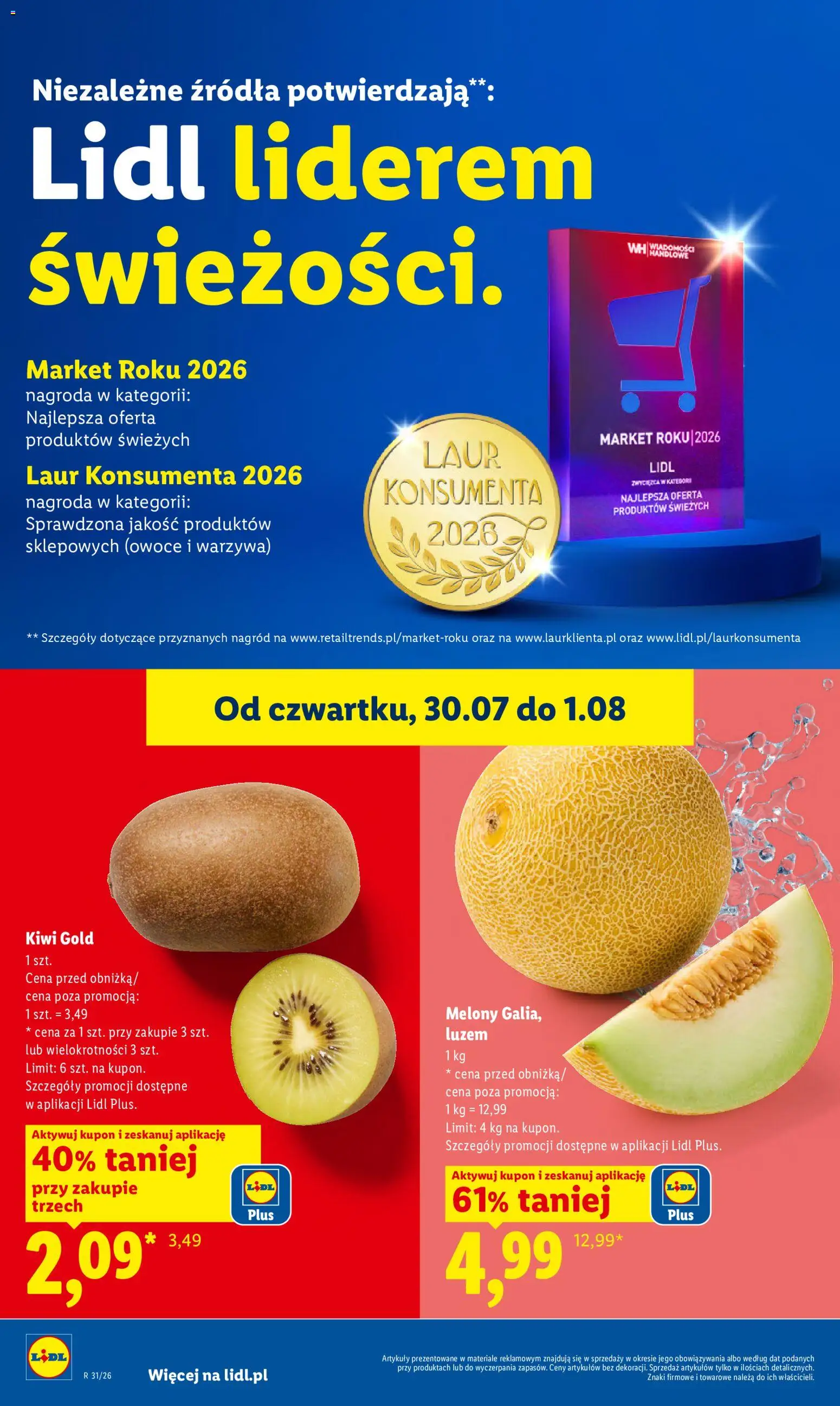 Lidl Polsko leták od 30.07.2026 | Strana: 46 | Produkty: Kiwi