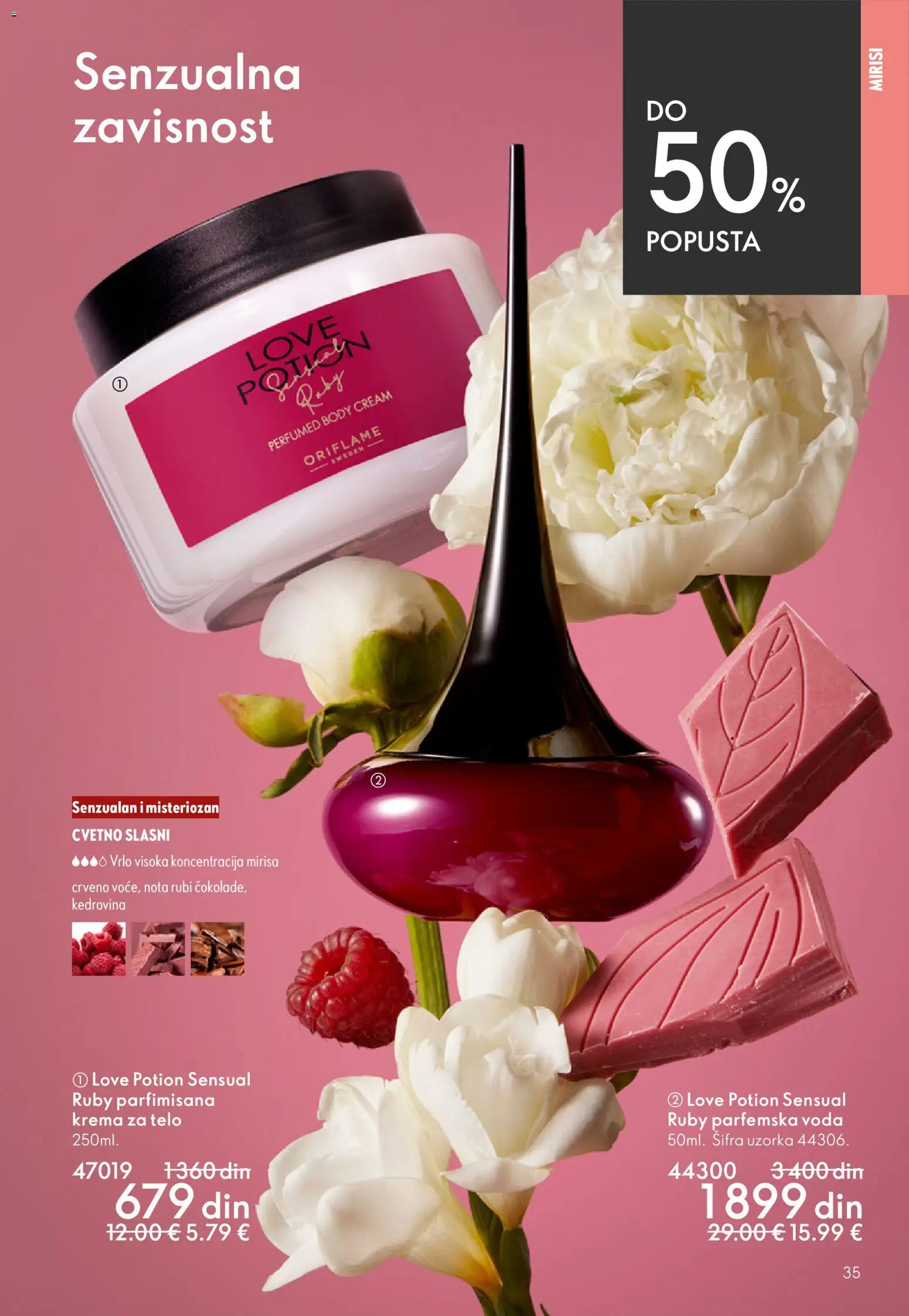 Oriflame katalog - važi od 03.06.2026 | Strana: 35 | Proizvode: Voda, Krema, Krema za telo