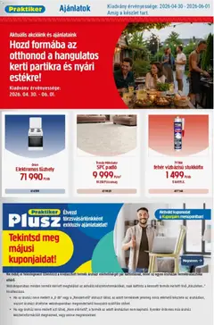 Praktiker akciós újság - amely érvényes a következő dátumtól: 30.04.2026