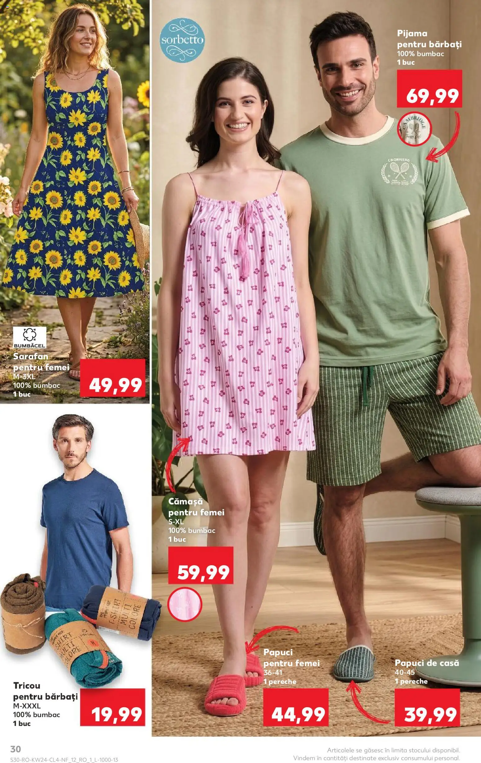 Noul catalog Kaufland – valabil de la 10.06.2026 | Pagină: 30 | Produse: Kestane, Tricou, Papuci