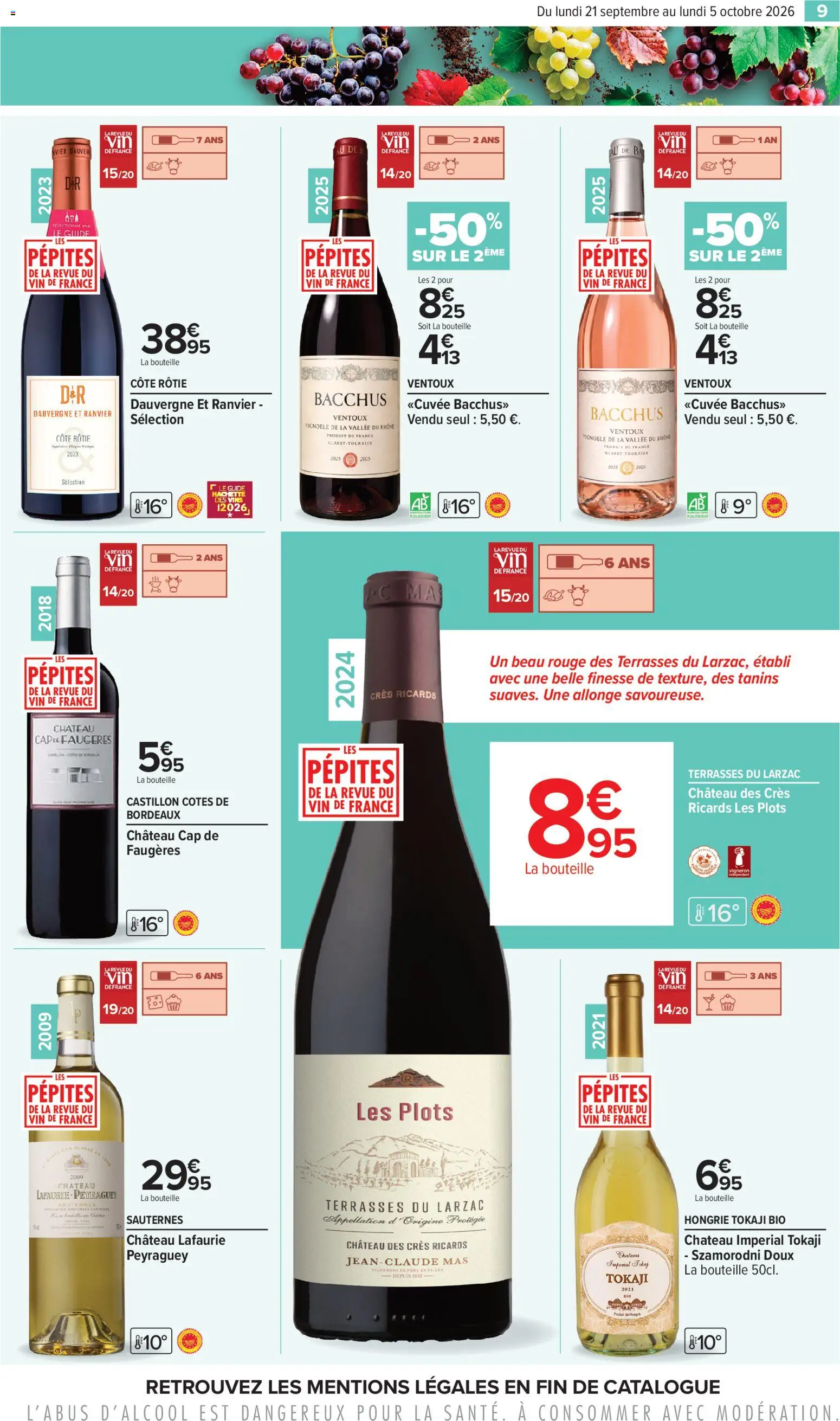 {H1} | Page: 9 | Produits: Plots, Bouteille, Vin