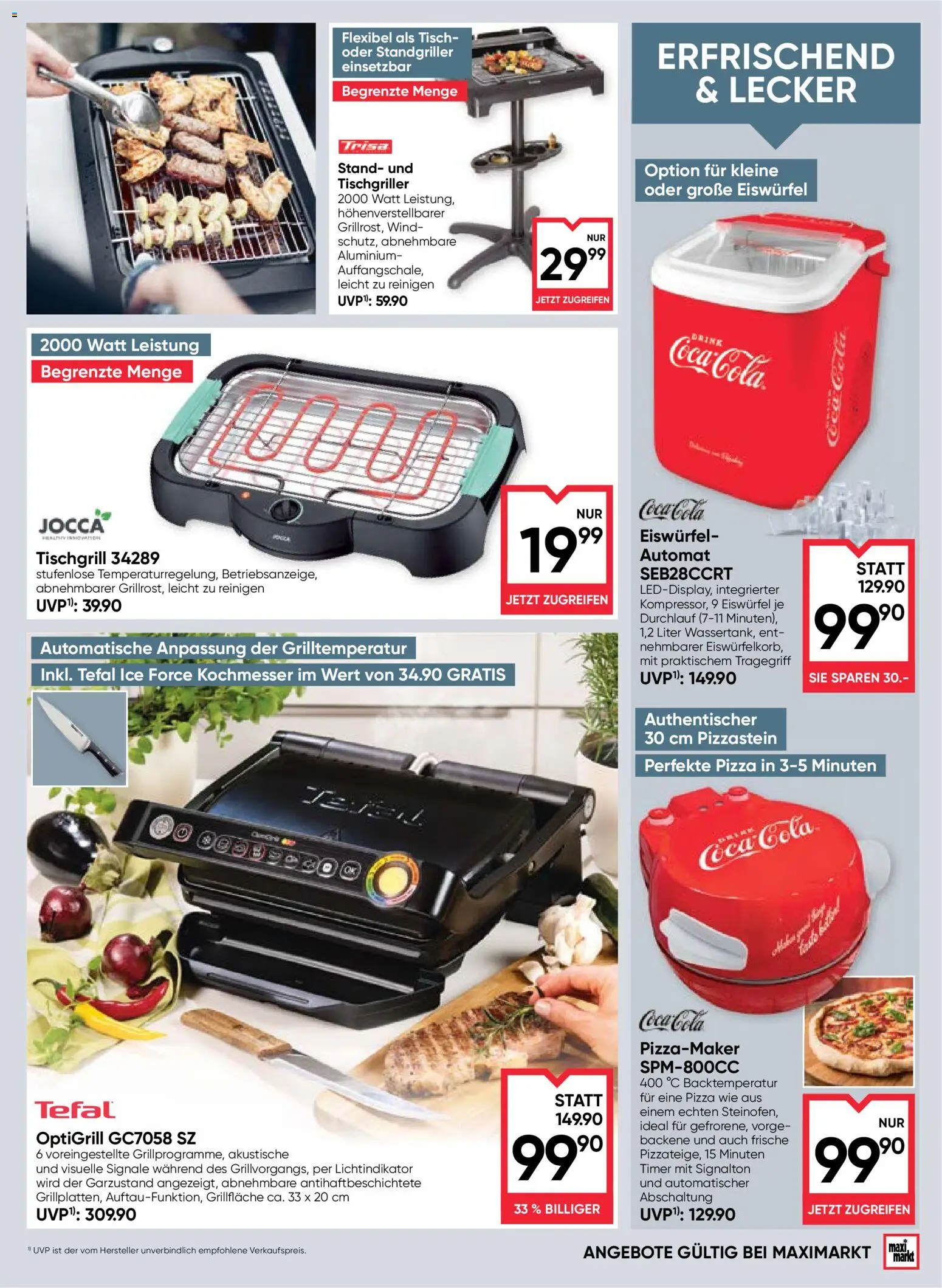 Maximarkt Flugblatt gültig ab 06.08.2026 | Seite: 19 | Produkte: Tisch, Pizza